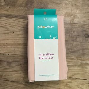 Pillowfort Microfiber Full Just Peachy Flat Sheet